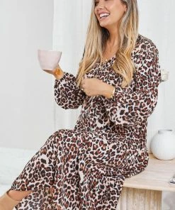 HQ Fashion DRESSES Meryn Dress - Leopard Print