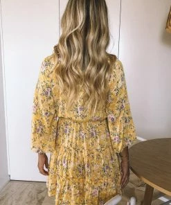 Desire DRESSES Micaela Dress - Yellow Print