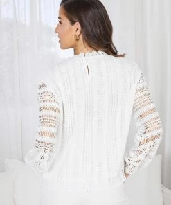 Miracle Fashion Mikaine Blouse - White