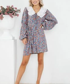 Style Box Milas Dress - Blue Floral 14 Style Box Milas Dress - Blue Floral