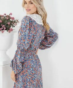 Style Box Milas Dress - Blue Floral 11 Style Box Milas Dress - Blue Floral