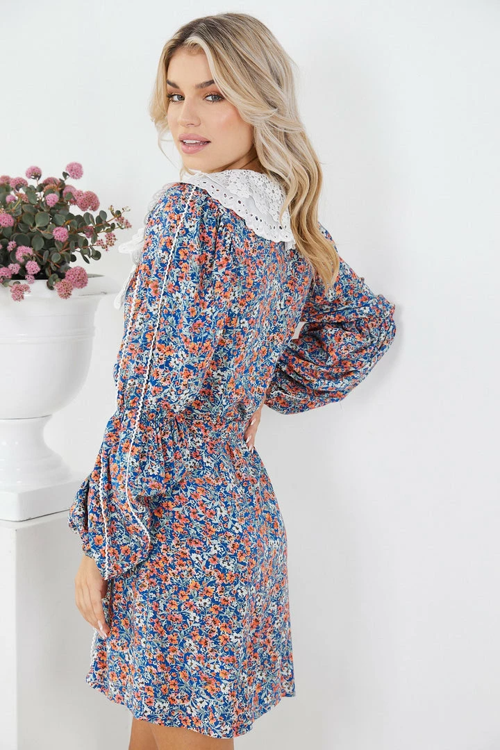 Style Box Milas Dress - Blue Floral 5 Style Box Milas Dress - Blue Floral