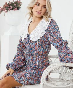 Style Box Milas Dress - Blue Floral 13 Style Box Milas Dress - Blue Floral