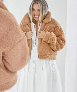 Sunny Girl Miliani Jacket - Tan 11 Sunny Girl Miliani Jacket - Tan