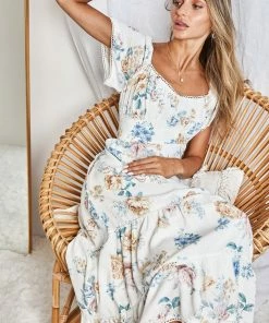 Desire Mirabel Dress - White Floral