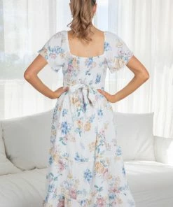 Desire Mirabel Dress - White Floral