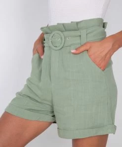 Desire Miriam Shorts - Sage