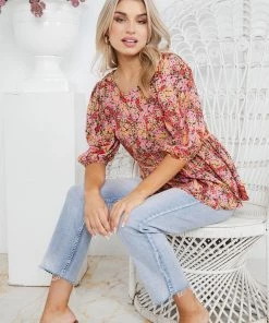 Style Box Mollie Top - Floral Print CLOTHING