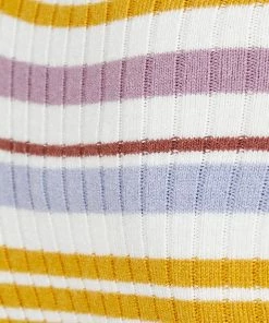 Pink Diamond Monteza Knit Top - Multi Stripe 14 Pink Diamond Monteza Knit Top - Multi Stripe