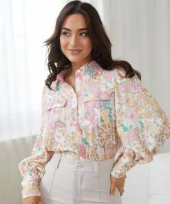 Style Box Muscari Shirt - Multi Floral CLOTHING