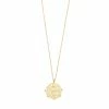 Jolie & Deen Aztec Coin Necklace - Gold Jewelry