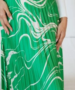 Spicy Sugar Naarah Skirt - Green Print 15 Spicy Sugar Naarah Skirt - Green Print
