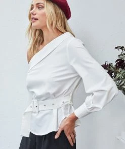 Style State Natesa Top - White CLOTHING 10 Style State Natesa Top - White CLOTHING