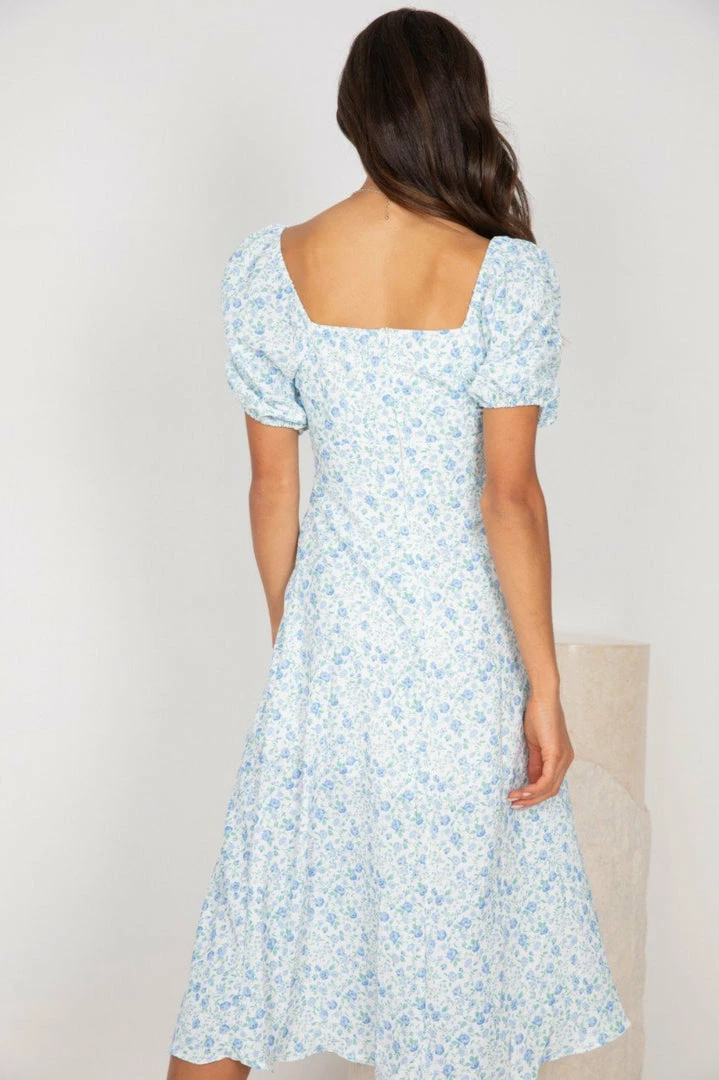 Style Box Nelina Dress - Blue Floral 4 Style Box Nelina Dress - Blue Floral