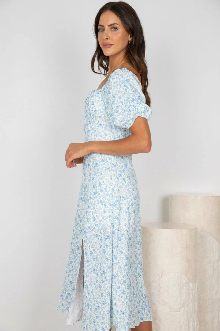 Style Box Nelina Dress - Blue Floral 5 Style Box Nelina Dress - Blue Floral