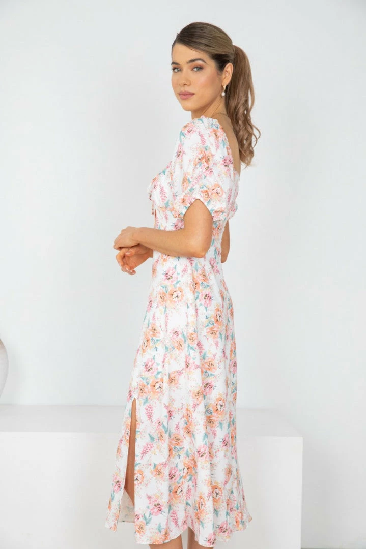 Style Box Nelina Dress - White Floral 6 Style Box Nelina Dress - White Floral