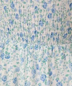 Style Box CLOTHING Nichola Playsuit - Blue Floral