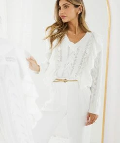 Miracle Fashion CLOTHING Nieva Jumper - White