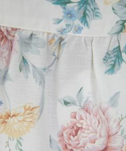 Desire Noella Top - White Floral CLOTHING 11 Desire Noella Top - White Floral CLOTHING