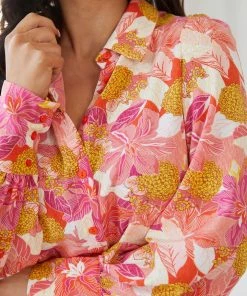 Style Box Nolan Shirt - Multi Floral CLOTHING