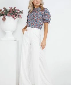 Style Box Normad Top - Blue Floral 14 Style Box Normad Top - Blue Floral