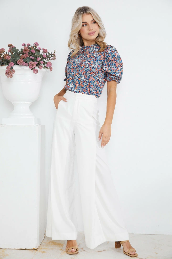 Style Box Normad Top - Blue Floral 8 Style Box Normad Top - Blue Floral