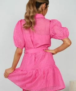 Sunny Girl Notepad Dress - Pink