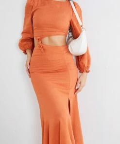 Desire Nyappene Dress - Rust
