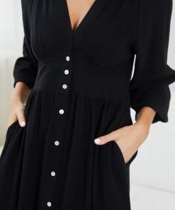 WeLove Fashion Nylia Dress - Black DRESSES