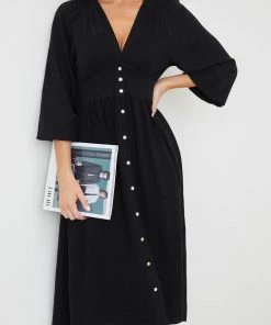 WeLove Fashion Nylia Dress - Black DRESSES