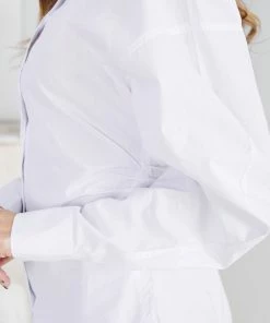 Pink Diamond CLOTHING Nymphas Shirt - White 15 Pink Diamond CLOTHING Nymphas Shirt - White