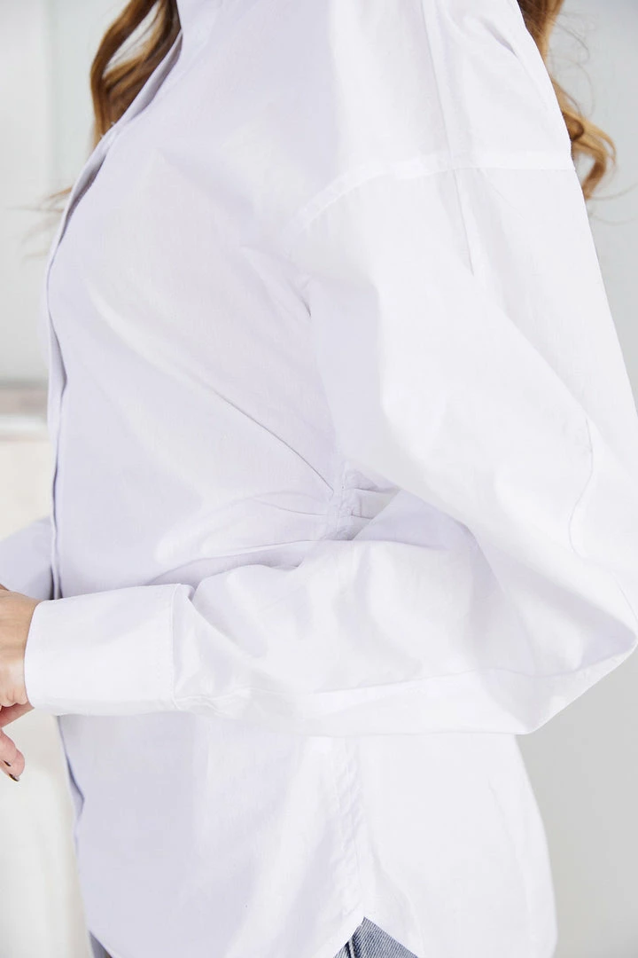 Pink Diamond CLOTHING Nymphas Shirt - White 9 Pink Diamond CLOTHING Nymphas Shirt - White