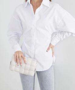 Pink Diamond CLOTHING Nymphas Shirt - White 12 Pink Diamond CLOTHING Nymphas Shirt - White