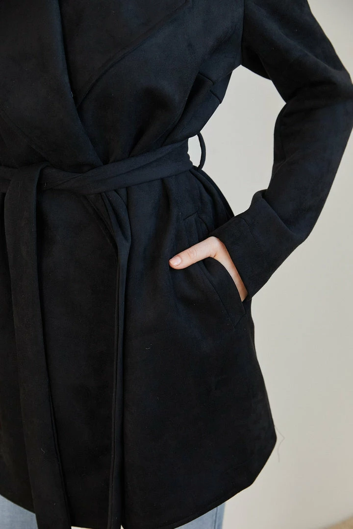 Miracle Fashion CLOTHING Odelia Coat - Black 9 Miracle Fashion CLOTHING Odelia Coat - Black