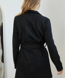 Miracle Fashion CLOTHING Odelia Coat - Black 11 Miracle Fashion CLOTHING Odelia Coat - Black