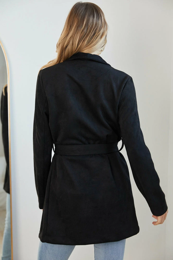 Miracle Fashion CLOTHING Odelia Coat - Black 5 Miracle Fashion CLOTHING Odelia Coat - Black