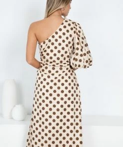 Style Box Ondrea Dress - Beige Spot DRESSES