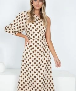 Style Box Ondrea Dress - Beige Spot DRESSES