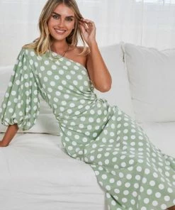 Style Box DRESSES Ondrea Dress - Sage Spot