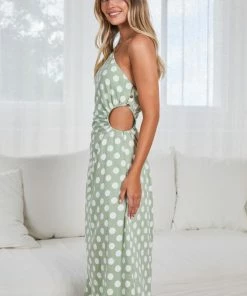 Style Box DRESSES Ondrea Dress - Sage Spot