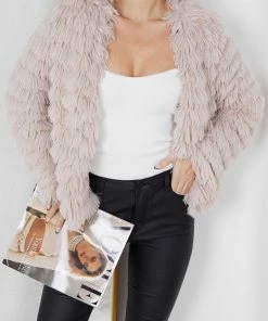 Pink Diamond Jackets & Coats Ophelle Jacket - Beige