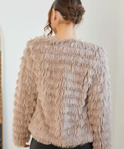 Pink Diamond Ophelle Jacket - Mocha