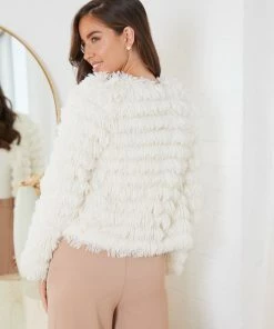 Pink Diamond CLOTHING Ophelle Jacket - White