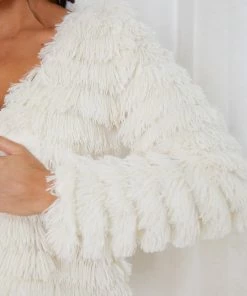 Pink Diamond CLOTHING Ophelle Jacket - White 15 Pink Diamond CLOTHING Ophelle Jacket - White