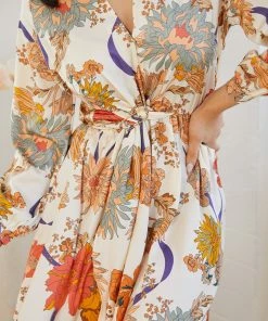 Qtrend Fashion PTY LTD Orlace Dress - Cream Floral