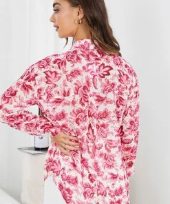 Miracle Fashion Ottilie Shirt - Floral Print CLOTHING