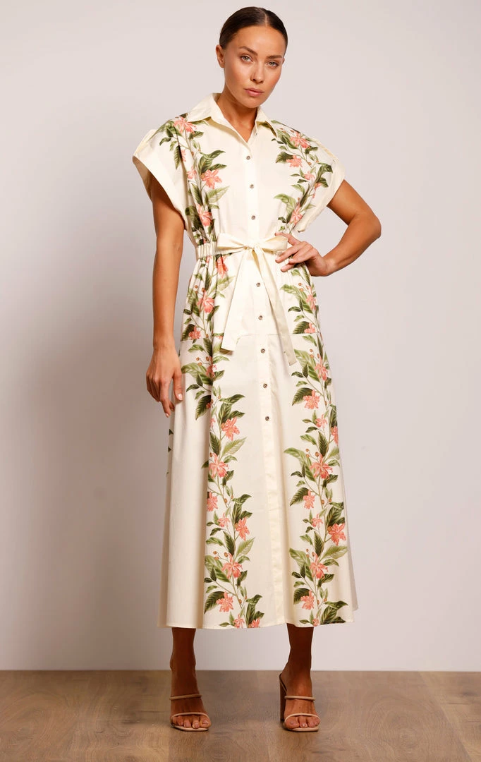 Pasduchas DRESSES Sanctuary Shirt Midi Dress - Ivory 3 Pasduchas DRESSES Sanctuary Shirt Midi Dress - Ivory