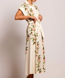 Pasduchas DRESSES Sanctuary Shirt Midi Dress - Ivory