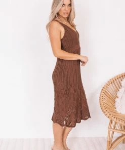 Paper Heart CLOTHING Castaway Dress - Chocolate 11 Paper Heart CLOTHING Castaway Dress - Chocolate