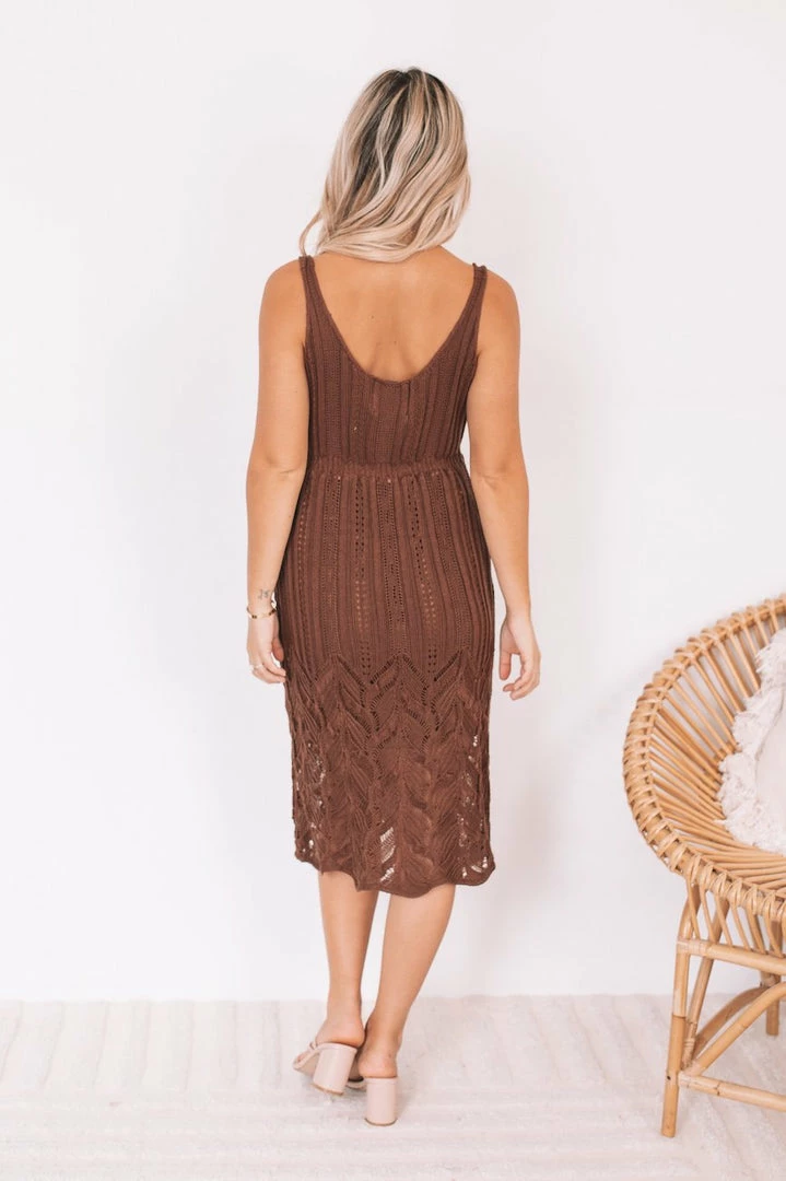 Paper Heart CLOTHING Castaway Dress - Chocolate 5 Paper Heart CLOTHING Castaway Dress - Chocolate